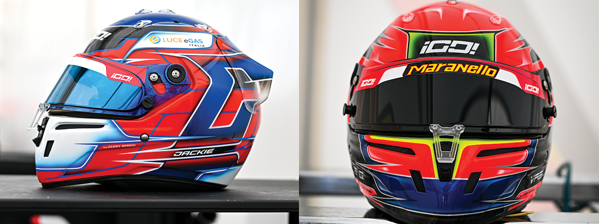 iGO! Helmets on the international karting stage with Giacomo Giusto and Daniel Vasile